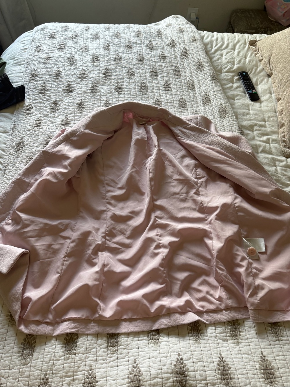 H&M Pale Pink Women's Blazer Jacket